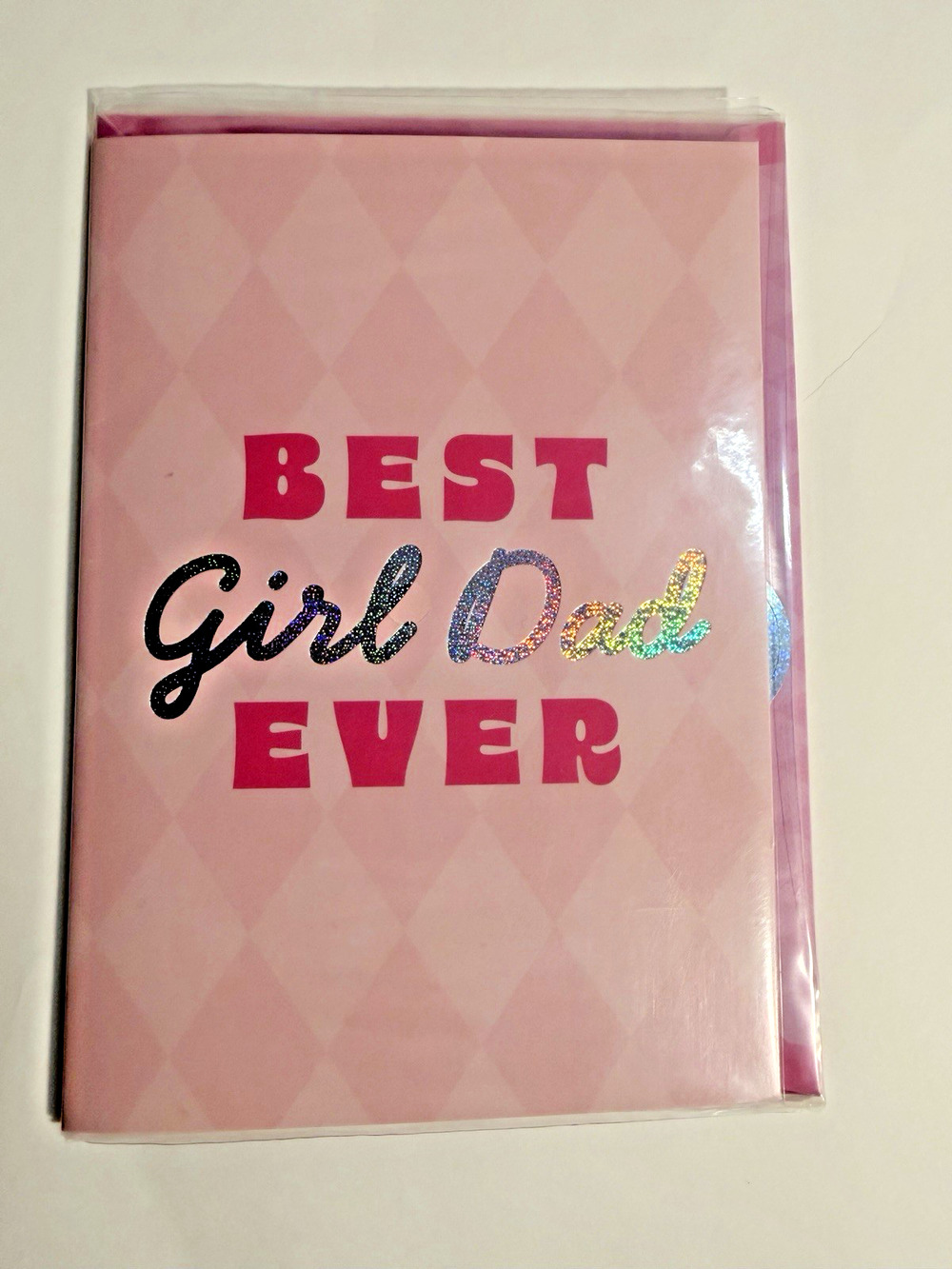 Best Girl Dad Ever Fathers Day Card